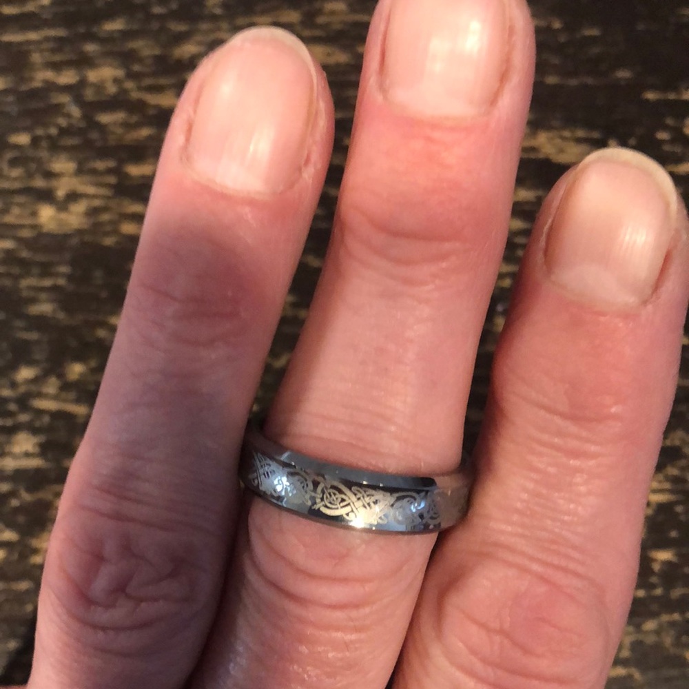 Men’s Tungsten Carbide ring.
